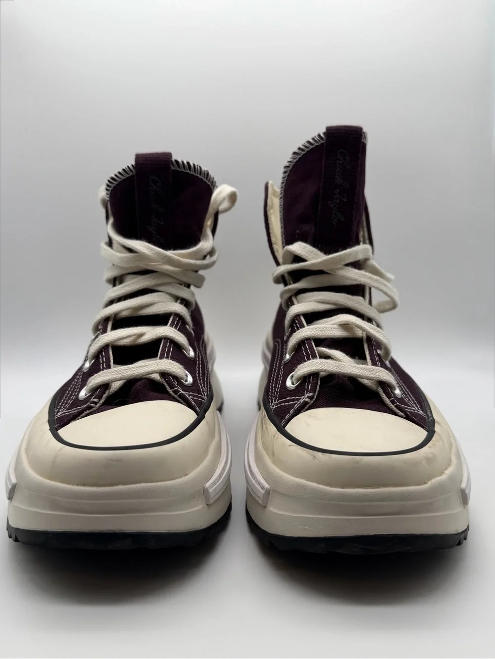 Converse Runstar Legacy CX Hi Black Cherry‎ White Egret Platform A01363C Scuffed - Picture 4 of 10